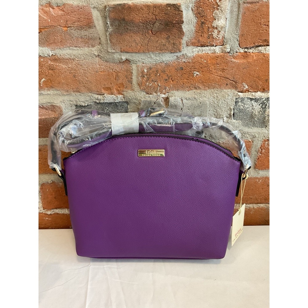 TRINA TURK Shoulder Crossbody Purse Bag MSRP $48 Purple Color NWT